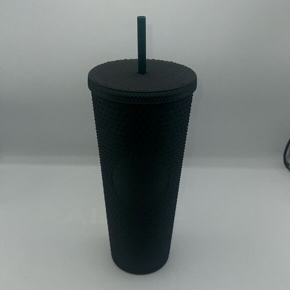 STARBUCKS 2022 Hunter Green Studded Matte Venti Tumbler 24 oz - Picture 1 of 7